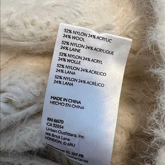 Anthropologie Fuzzy Knit Off the Shoulder Sweater - Picture 7 of 7